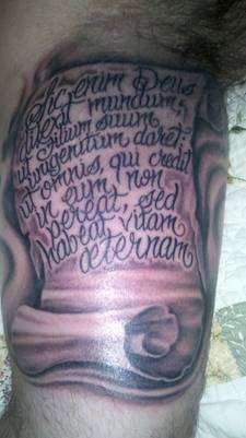 scroll tattoo