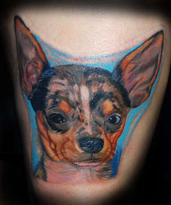 A Lil Doggy tattoo