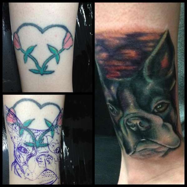 Boston Terrier tattoo