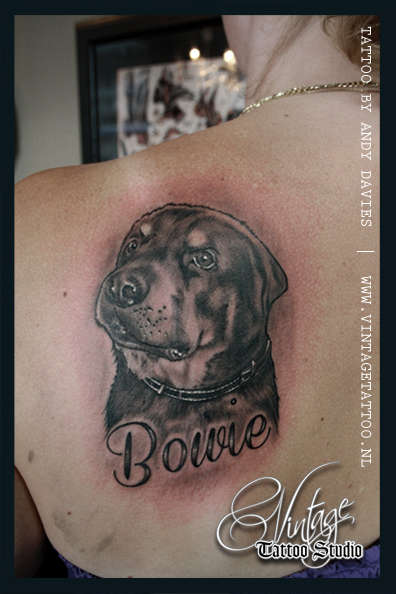 Dog tattoo