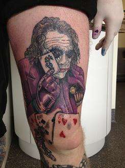 Joker Heath ledger tattoo