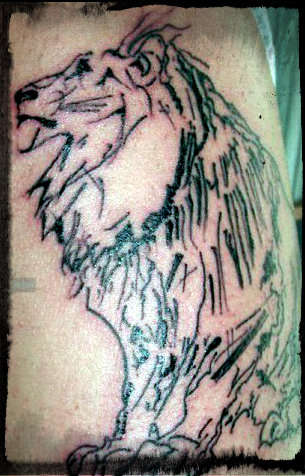 Lion Sketch tattoo