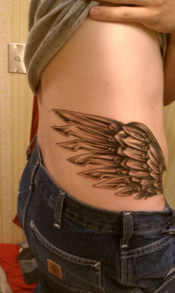 Mech wings tattoo