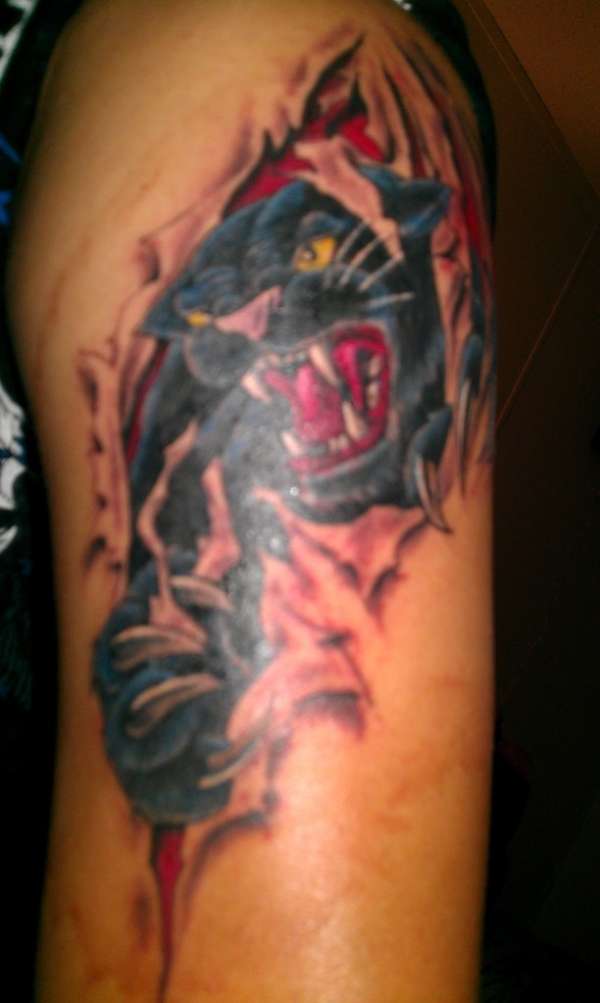 My Husbands Panther Tat tattoo
