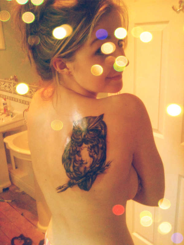 Owl shoulder tattoo tattoo