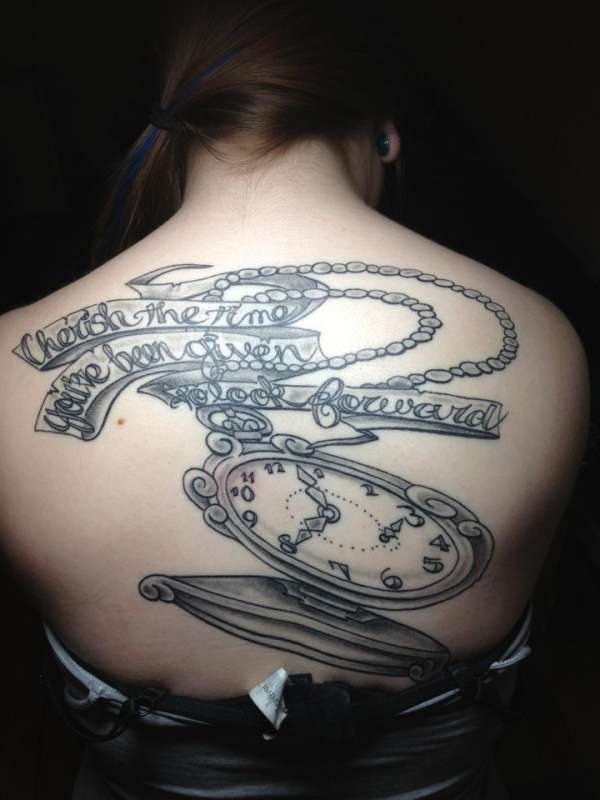 Pocketwatch tattoo