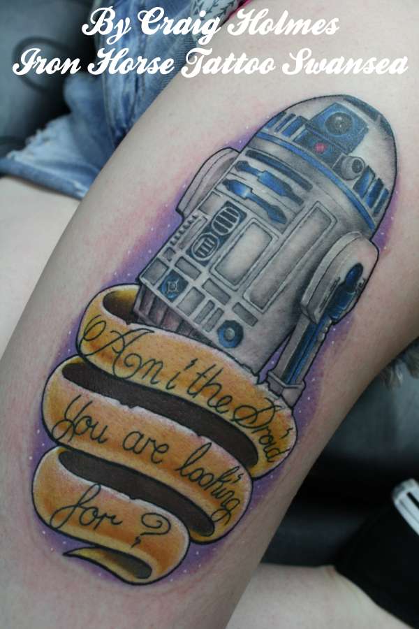 R2D2 tattoo by Craig Holmes tattoo