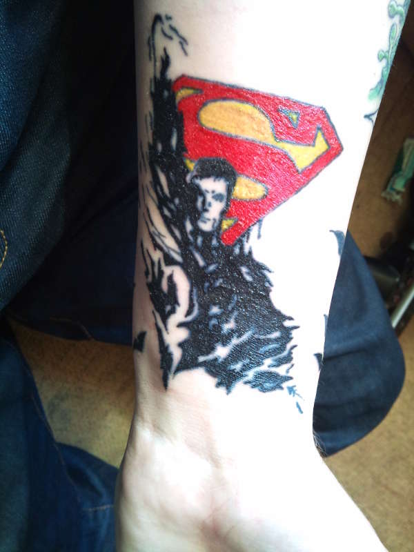 Superman tattoo