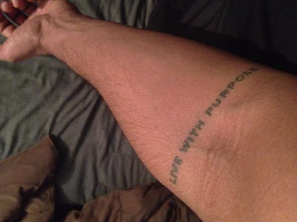arm area tattoo