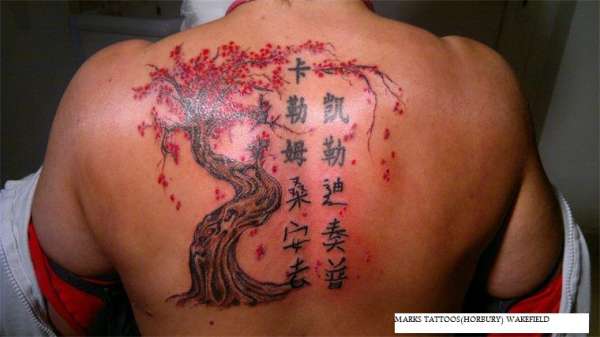 blossom tree tattoo
