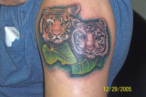 Twin Tigers tattoo