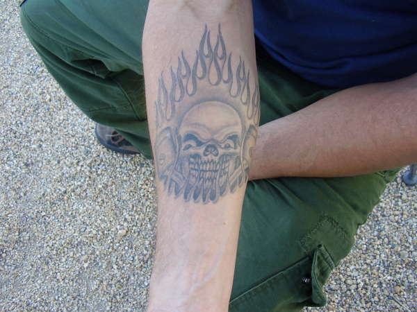 'Fever Bones' tattoo