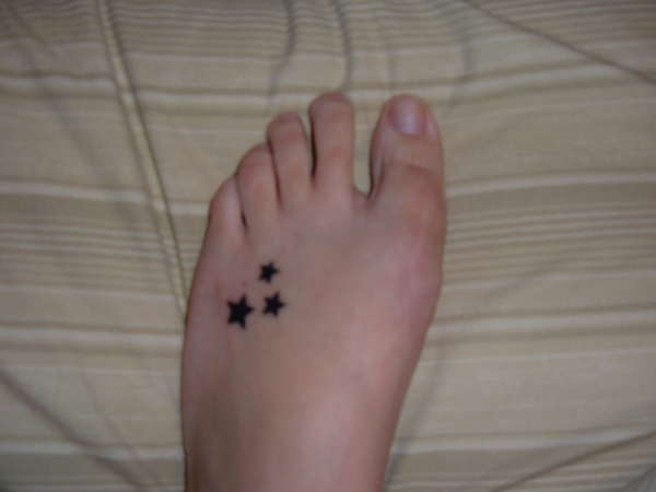 an obsession with stars taken a little too far... :) tattoo