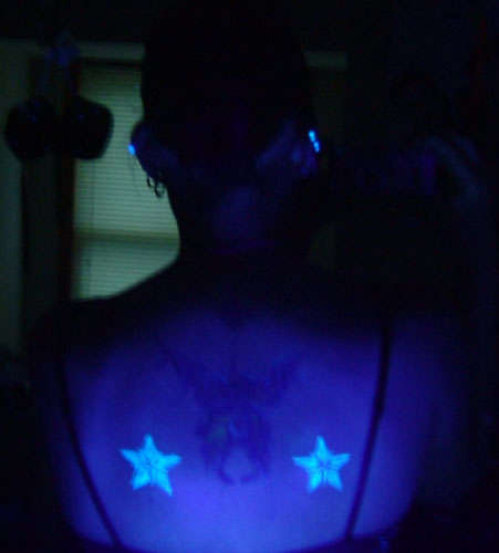 Black Light tattoo