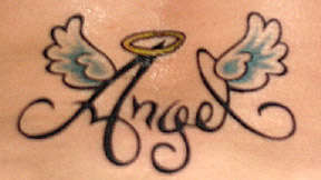 im an angel tattoo