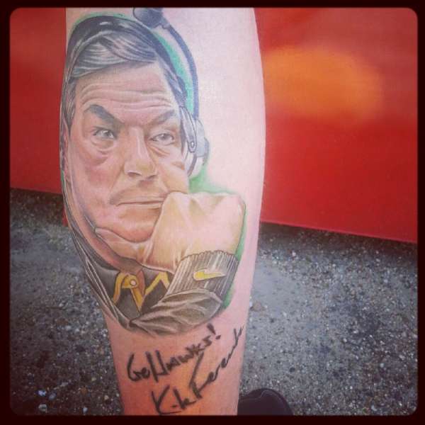 kirk ferentz iowa hawkeyes tattoo