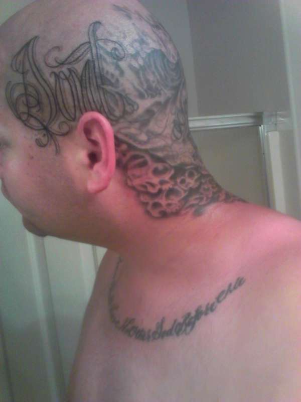 left side tattoo