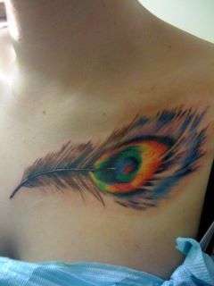 peacock feather tattoo