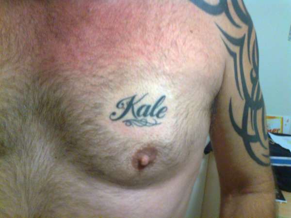 sons name tattoo