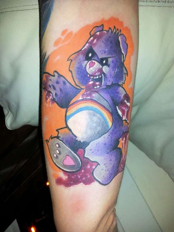 zombie carebear tattoo