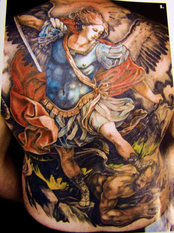 Archangel michael tattoo