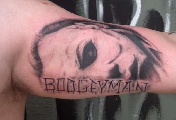 Michael Myers.... The boogeyman tattoo