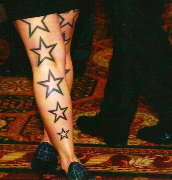 My trade mark stars tattoo