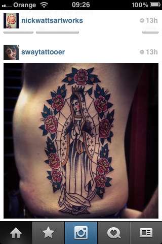 Our Lady of Guadalupe tattoo