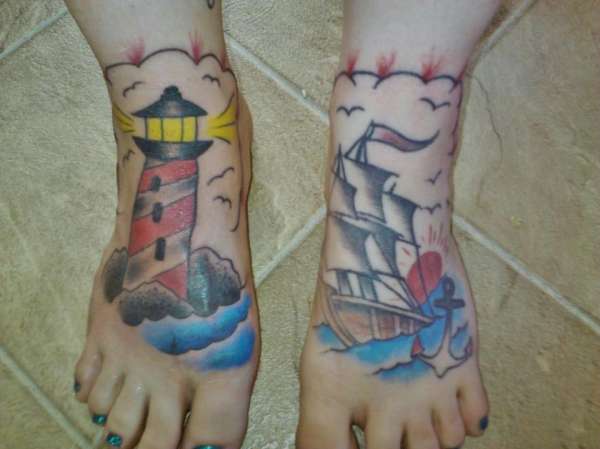 Ships Ahoy! tattoo