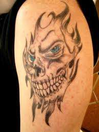 Skull no 2 tattoo