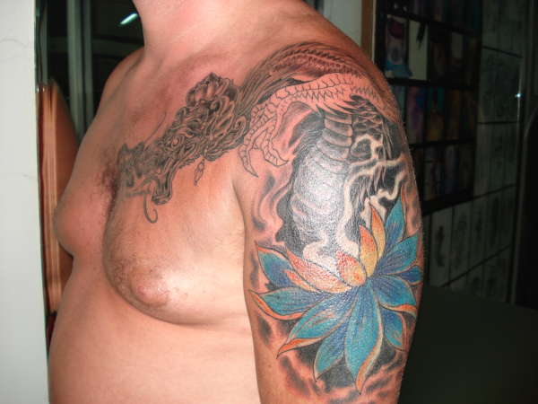 The cover up - by the dragon tattoo tattoo