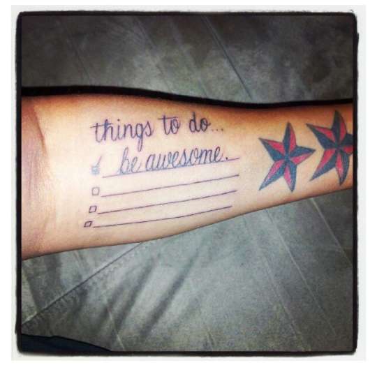 Things to do... tattoo