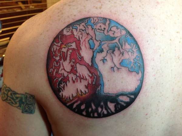 fire and ice poem tattoos