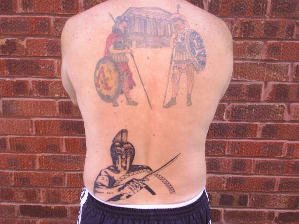 greek warriors tattoo