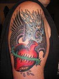 Sacred Heart (Close up) tattoo