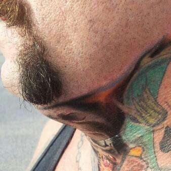neck tattoo