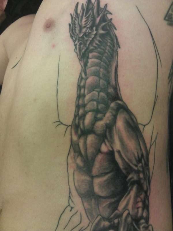 pet dragon tattoo