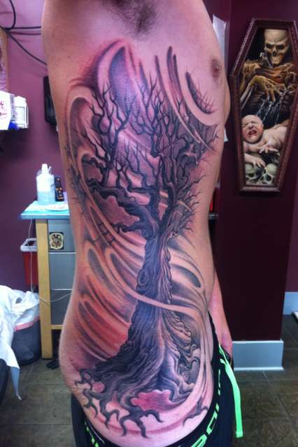 tree rib piece tattoo