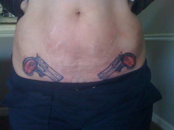 BONNIE'S GUNS tattoo