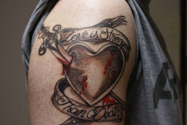 Bleeding Heart tattoo