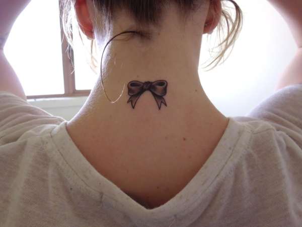 Bow tattoo