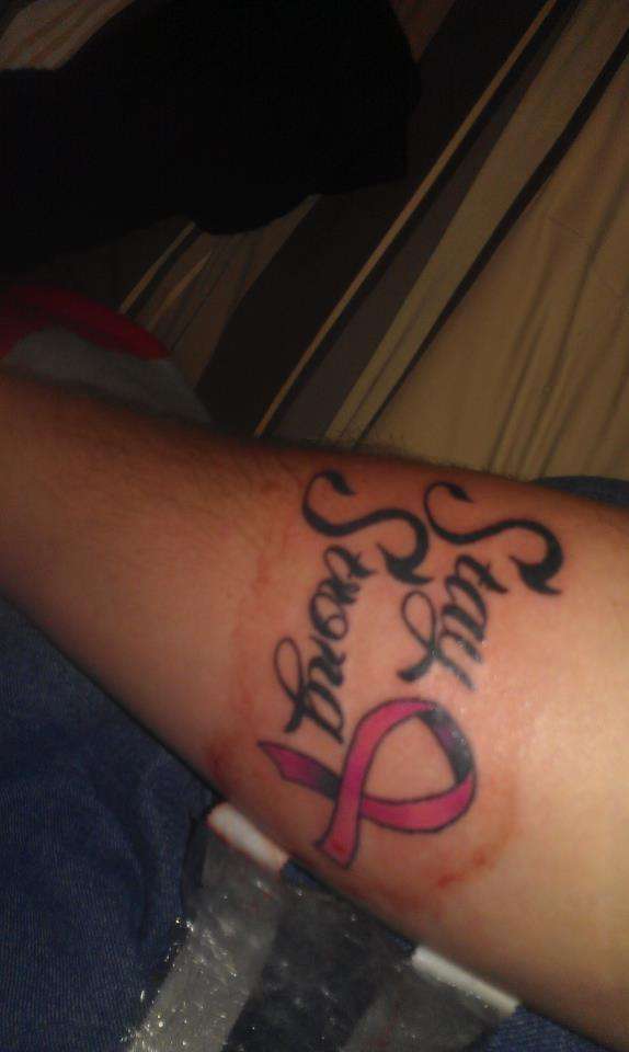 Breast Cancer for grandma tattoo