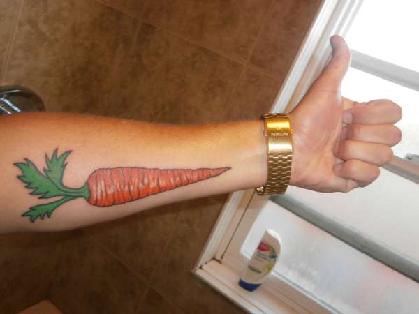 Carrot tattoo