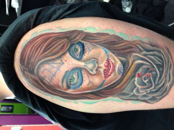 Day of the dead girl tattoo