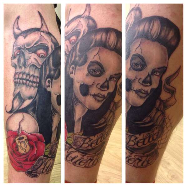 Day of the dead tattoo