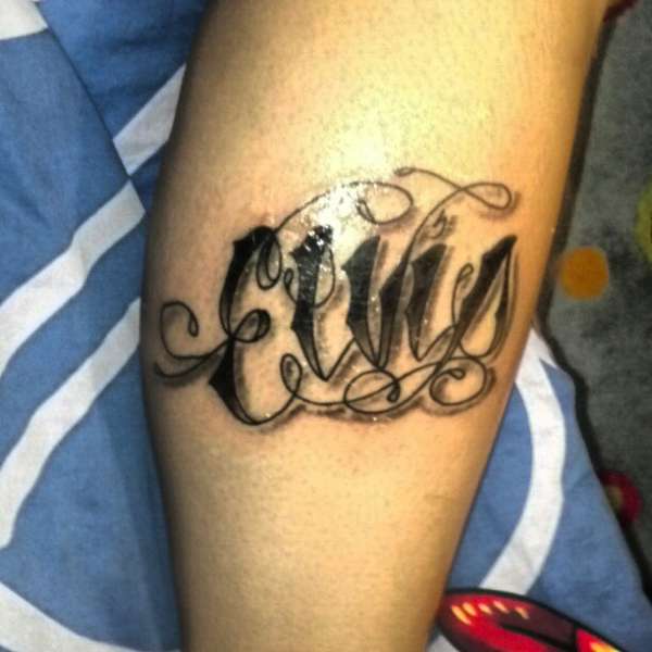 ELVIS tattoo
