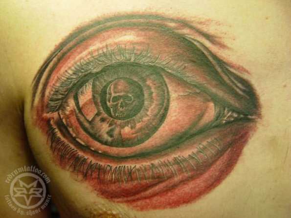 Eyeball tattoo