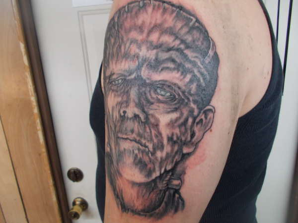 Frankenstein's monster tattoo