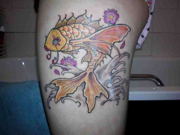 Girlie Koi Tattoo tattoo