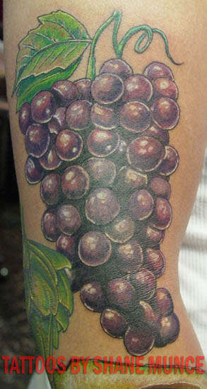Grapes tattoo